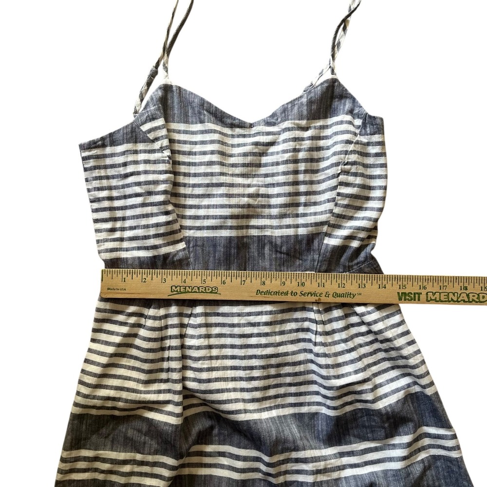 Old Navy Blue and White Striped Sundress Sleeveless Casual Summer Dress M‎ - Picture 11 of 12